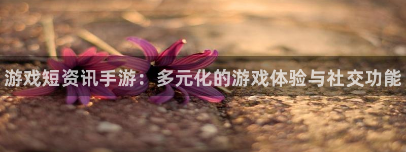 欧博娱乐平台官网入口：游戏短资讯手游：多元化的游戏体验与社交