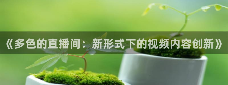 劲爆体育nba直播免费高清在线：《多色的直播间：新形式下的视频内容创新》